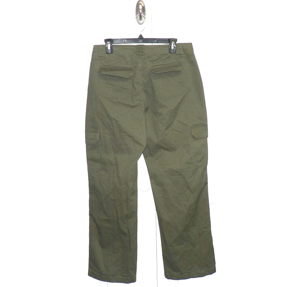 BBJ Los Angeles Women's Low Rise Wide Leg Cargo‎ Pants in Green Size 5/27 $68 - Picture 4 of 5